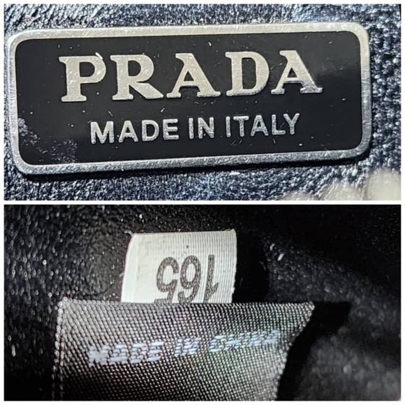 Authentic PRADA Spazzolato Mini Patent Leather Shoulder Bag Black - Picture 7 of 16